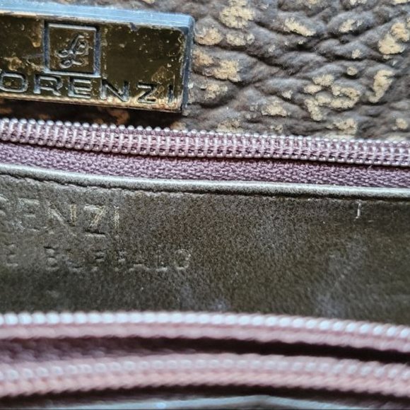 GREY BUFFALO SKIN HANDBAG - Picture 7 of 11